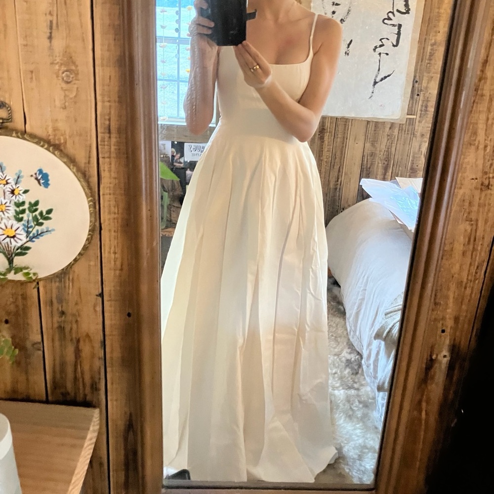 STAUD JOY MAXI DRESS IVORY - Picture 4 of 4